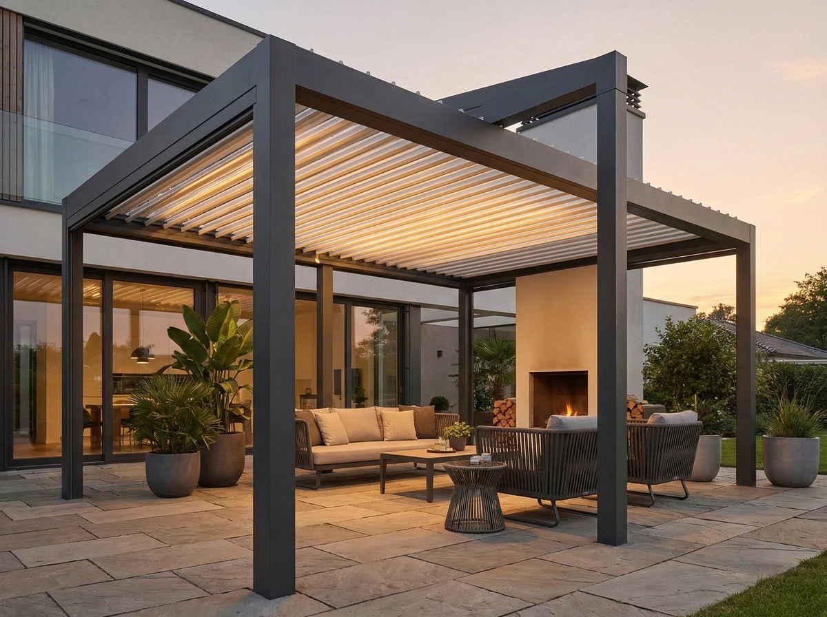 Pergola na taras: funkcjonalność i design w jednym